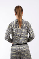 Christina's Storm-Stylish Goddess Crop Shirt-Gömlek-2-roqelvaxirum.shop