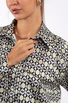 Christina's Storm-Stylish Goddess Crop Shirt-Gömlek-3-roqelvaxirum.shop