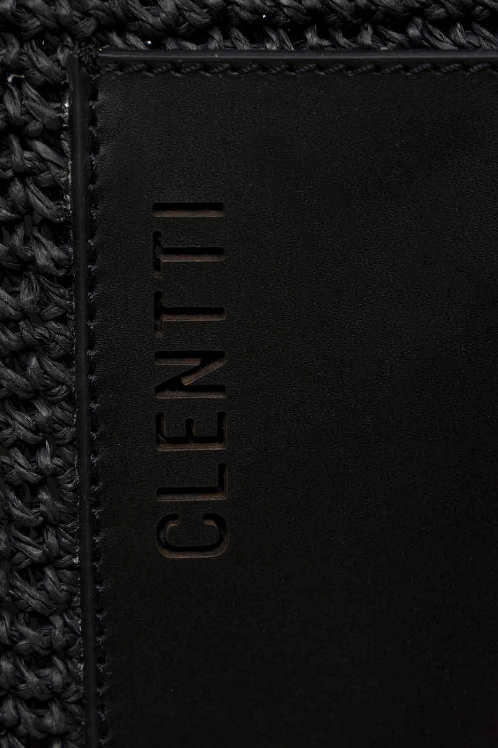 Clentti-Basic Bag Black Hasır Siyah Çanta-Omuz Çantası-4-roqelvaxirum.shop