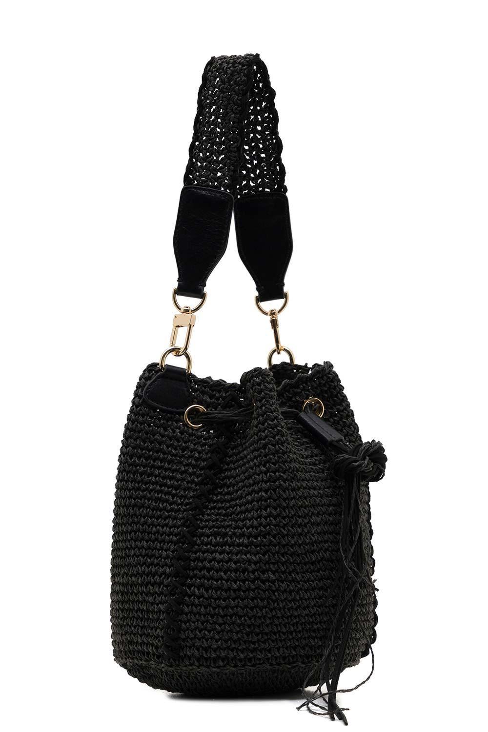 Clentti-Micro Bag Black-Omuz Çantası-3-roqelvaxirum.shop