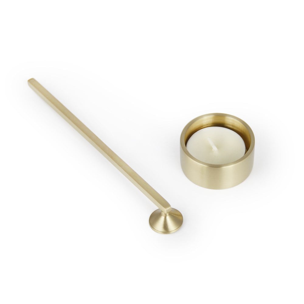 Coho Objet-Brazen şık Prinç Tealigt 2 Li Set & Mum Söndürücü Set-Mum Söndürücü-2-roqelvaxirum.shop