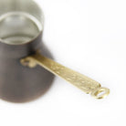 Coho Objet-Coho Antique Bakır Türk Kahve Cezvesi Döküm İşleme Kulp S-Cezve-2-roqelvaxirum.shop