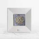 Coho Objet-Coho Art "Kozmos" Mandala Kabartma Tablo Varak & Gümüş Pastel Uygulama-Tablo-5-roqelvaxirum.shop