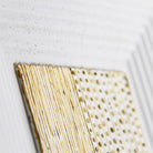 Coho Objet-Coho Art "Yol" Sanatsal Tablo Yaldız & Beyaz Akrilik Uygulama-Tablo-3-roqelvaxirum.shop