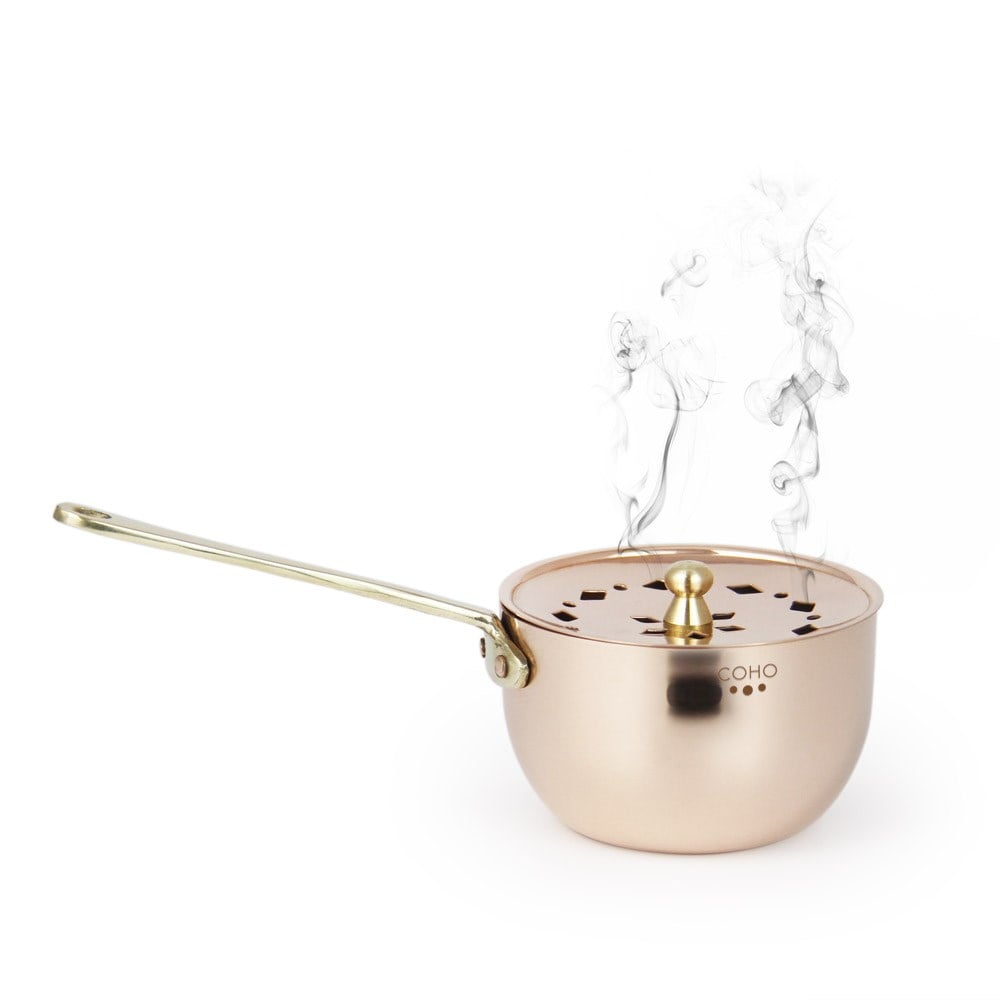 Coho Objet-Coho Artisan Bakır Tütsü Gezdirme Çanağı-Tütsülük-1-roqelvaxirum.shop