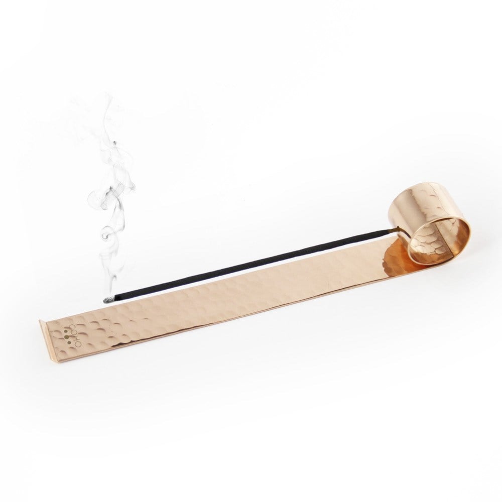 Coho Objet-Coho Artisan Mystic Dharma Dövme Bakır Tütsü Tutacağı-Tütsülük-3-roqelvaxirum.shop