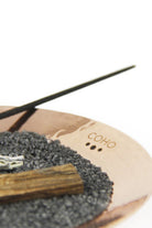 Coho Objet-Coho Artisan Namaste Dövme Bakır Mini Tütsü Tabağı-Tütsülük-4-roqelvaxirum.shop