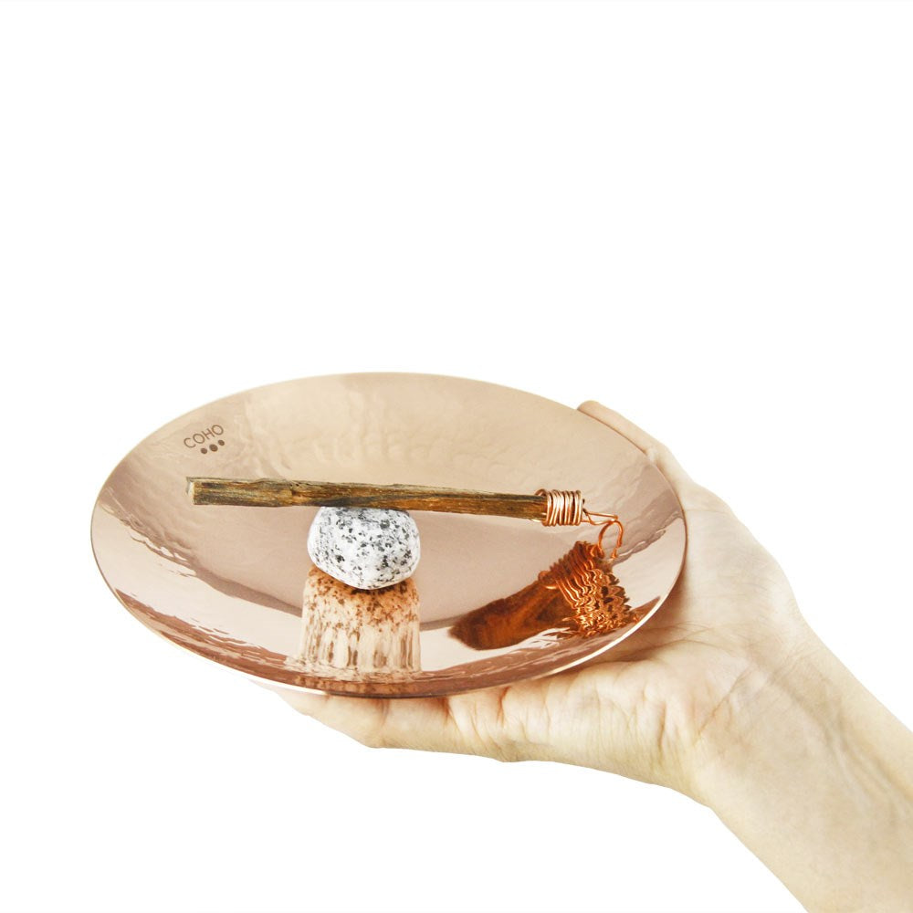 Coho Objet-Coho Artisan Prana Dövme Bakır Tütsü Kasesi-Tütsülük-6-roqelvaxirum.shop