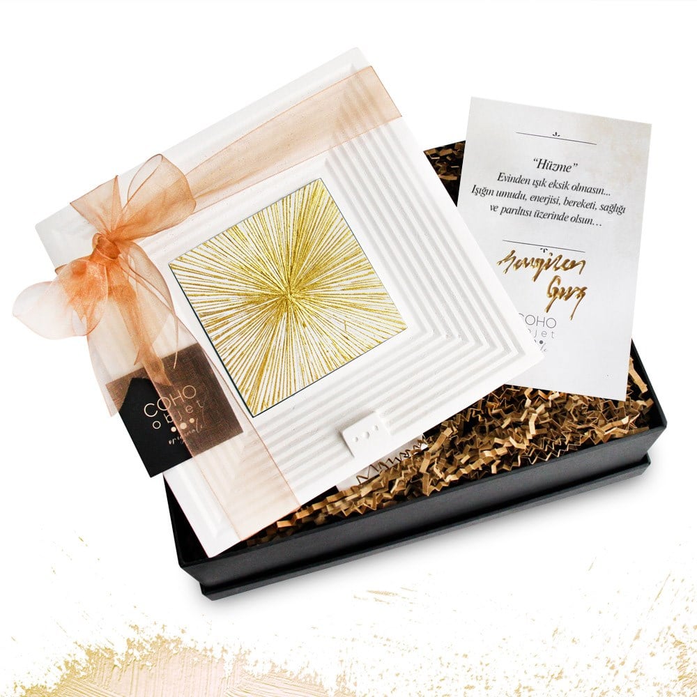 Coho Objet-Coho Box "Hüzme" Dekoratif Sanatsal Tablo & özel Not Hediye Seti-Hediye Setleri-1-roqelvaxirum.shop