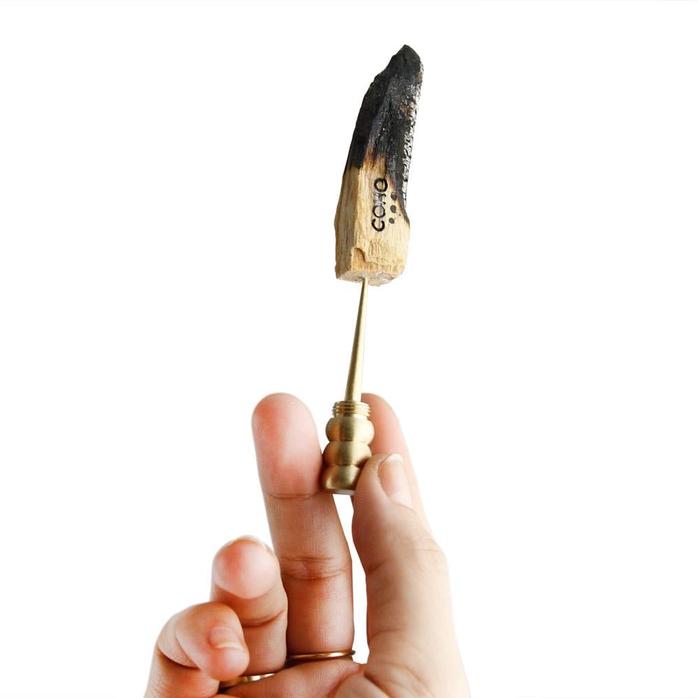 Coho Objet-Coho Brazen Pirinç Tütsü Gezdirme İğnesi-Bakır Tütsü Gezdirme Çanakları-1-roqelvaxirum.shop