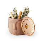 Coho Objet-Coho Concre Terra El Dökümü Bakır Kapaklı Tütsü çanağı-Concre Serisi Tütsü Çanakları-3-roqelvaxirum.shop