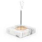 Coho Objet-Coho Crystal Carre Bakır Kaseli Mermer Tütsü Tabağı-Tütsülük-1-roqelvaxirum.shop