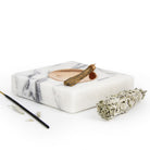 Coho Objet-Coho Crystal Carre Bakır Kaseli Mermer Tütsü Tabağı-Tütsülük-4-roqelvaxirum.shop