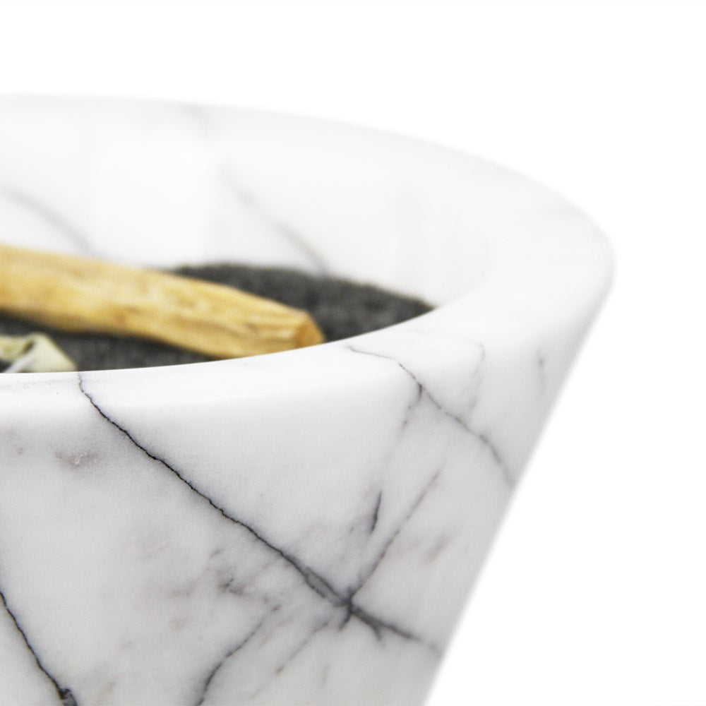 Coho Objet-Coho Crystal Wish Mermer Tütsü çanağı & Tütsü Demeti-Tütsülük-2-roqelvaxirum.shop