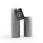 Coho Objet-Coho Lumina Rustic Antrasit Silindir Mum 20&15 Cm 2 Li Set-Lumina Serisi Mumlar-2-roqelvaxirum.shop