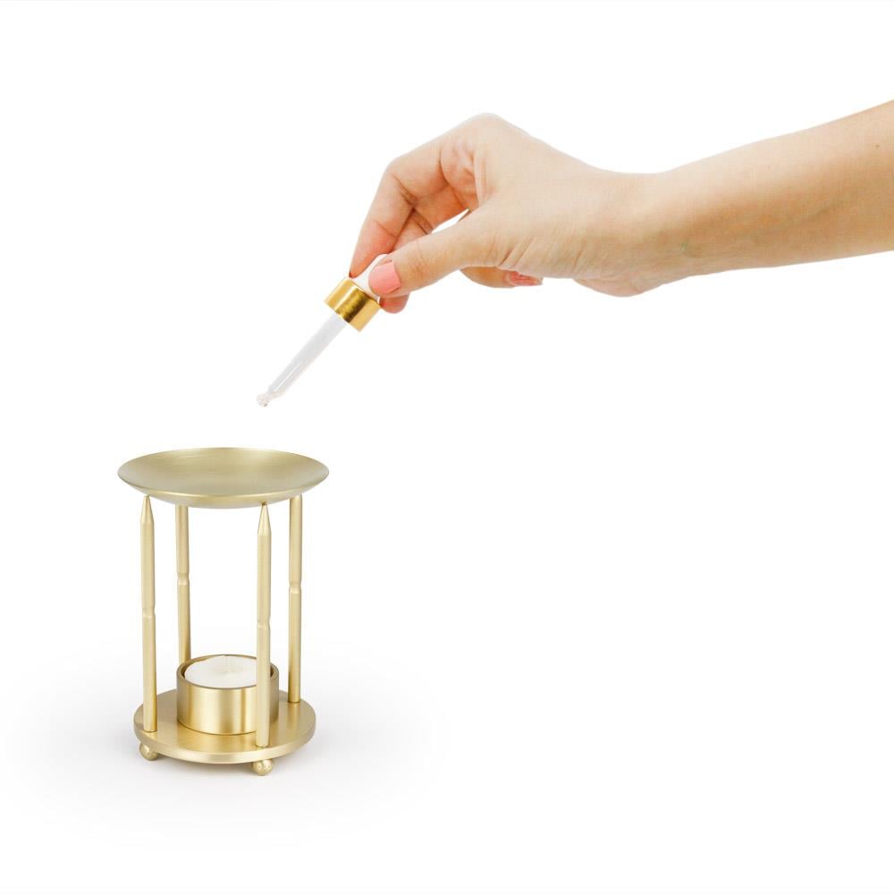 Coho Objet-Coho Lux Pirinç Aromaterapi Buhurdanlık & Mumluk Seti-Buhurdanlık-6-roqelvaxirum.shop