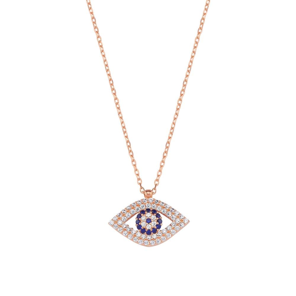 Coho Objet-Coho Silver Elysian Eye El Yapımı Gümüş Nazar Kolye-COHO Silver Takılar-1-roqelvaxirum.shop