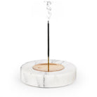 Coho Objet-Crystal Circle Bakır Kaseli Mermer Tütsü Tabağı-Tütsülük-1-roqelvaxirum.shop