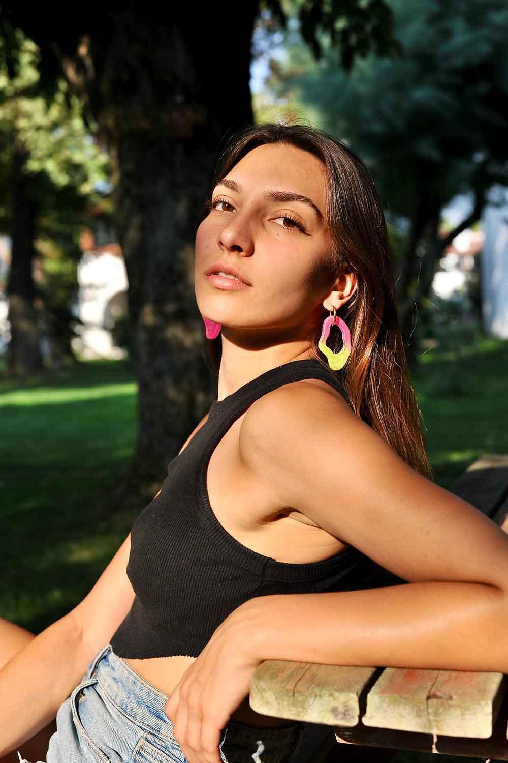 Color Manifesto-Ear Candy Big No.5 Küpe-Küpe-2-roqelvaxirum.shop