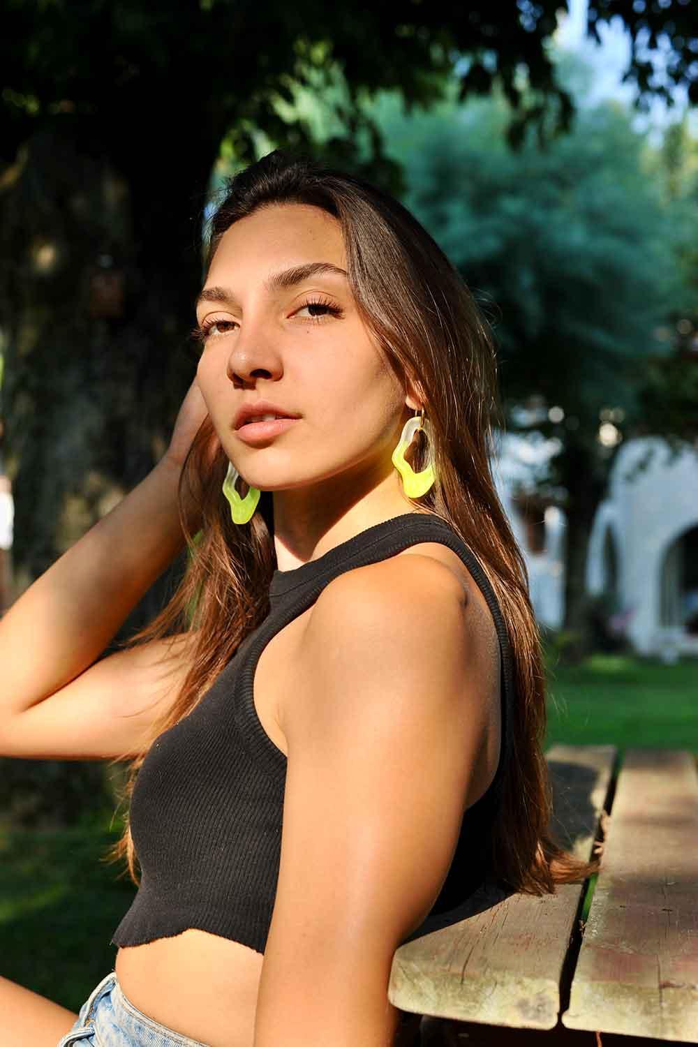 Color Manifesto-Ear Candy Big no.11 Küpe-Küpe-3-roqelvaxirum.shop