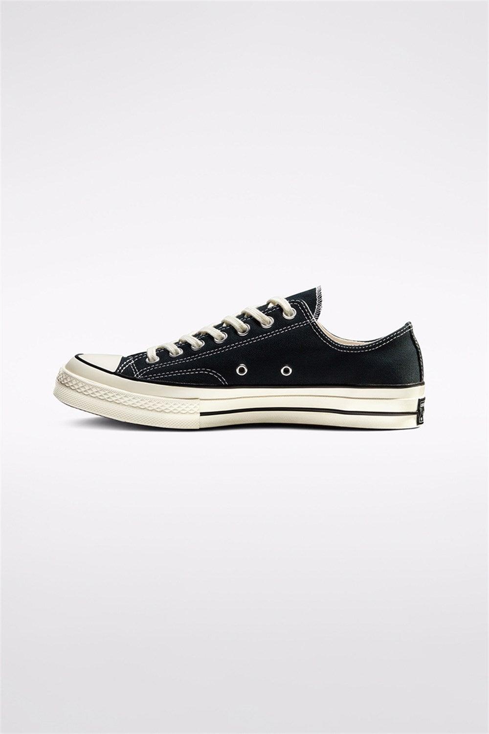 Converse-Chuck 70 Classic Low Top Black/Black/Egret-Sneakers-3-roqelvaxirum.shop