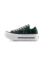 Converse-Chuck Taylor All Star Double Stack Platform Ekoseli Kadın Sneakers-Sneakers-3-roqelvaxirum.shop