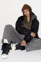 Converse-Chuck Taylor All Star Fold Over Lift Kadın Siyah Süet Sneaker-Sneakers-10-roqelvaxirum.shop