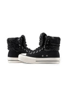 Converse-Chuck Taylor All Star Fold Over Lift Kadın Siyah Süet Sneaker-Sneakers-9-roqelvaxirum.shop
