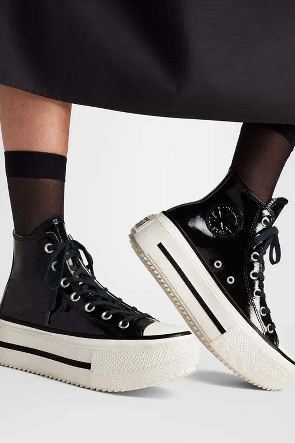 Converse-Chuck Taylor All Star Lift Double Stack Platform Siyah Kadın Rugan Bot-Bot-5-roqelvaxirum.shop