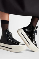 Converse-Chuck Taylor All Star Lift Double Stack Platform Siyah Kadın Rugan Bot-Bot-5-roqelvaxirum.shop