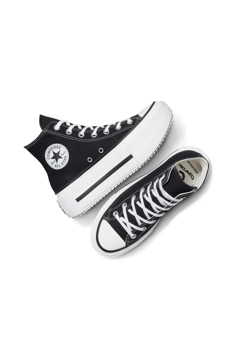 Converse-Chuck Taylor All Star Lift Double Stack Platform Siyah Kadın Sneakers-Sneakers-4-roqelvaxirum.shop