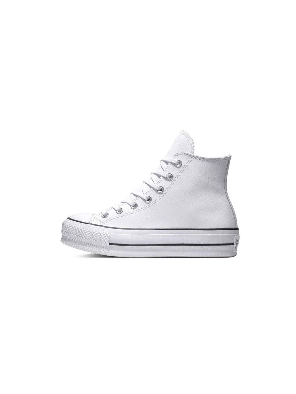 Converse-Clean Leather Platform Chuck Taylor All Star White/Black/White-Sneakers-3-roqelvaxirum.shop