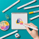 Copic-Acrea Paint Marker Set Of 6 Deep Colours-Çizim Kalemi-6-roqelvaxirum.shop