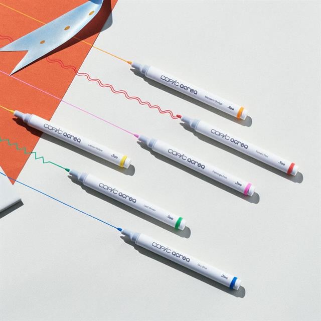Copic-Acrea Paint Marker Set Of 6 Deep Colours-Çizim Kalemi-9-roqelvaxirum.shop