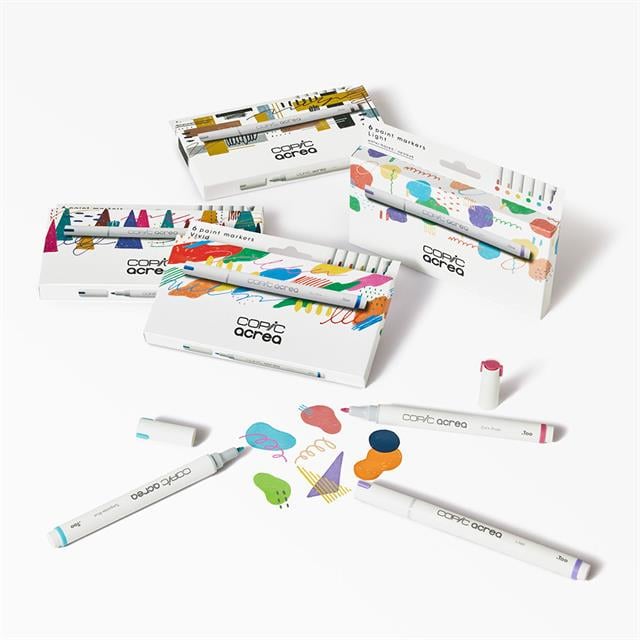 Copic-Acrea Paint Marker Set Of 6 Light Colours-Çizim Kalemi-8-roqelvaxirum.shop