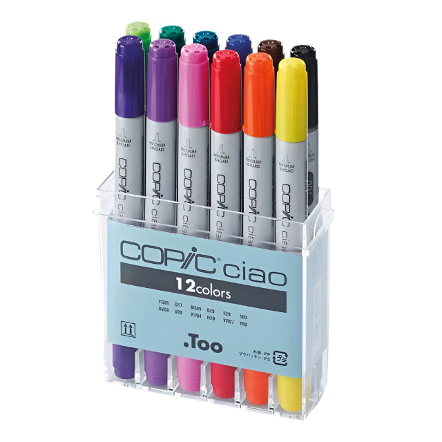 Copic-Ciao 12li Set Basic-Kalem Seti-1-roqelvaxirum.shop