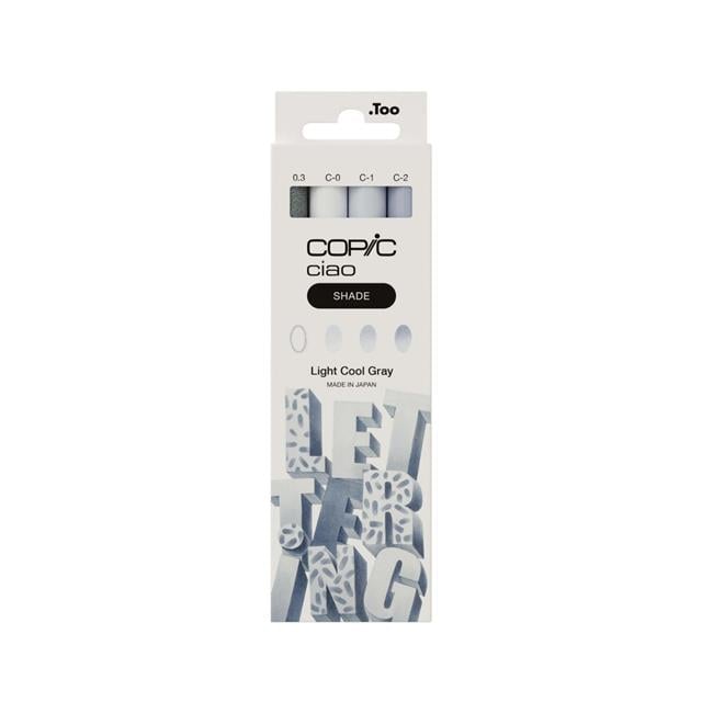 Copic-Ciao 4lü Shade Set Light Cool Grey-Kalem Seti-1-roqelvaxirum.shop