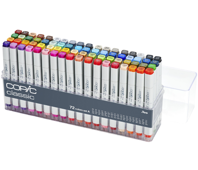 Copic-Classic Çift Uçlu 72'li çizim Kalemi Seti A-Çizim Kalemleri-2-roqelvaxirum.shop