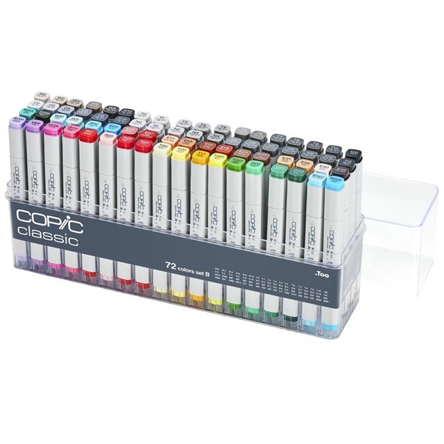 Copic-Classic Çift Uçlu 72'li çizim Kalemi Seti B-Çizim Kalemleri-2-roqelvaxirum.shop