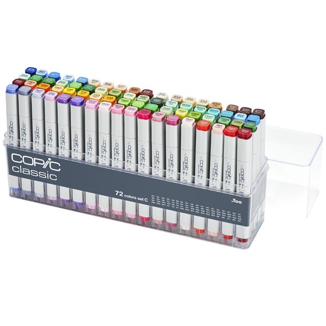 Copic-Classic Çift Uçlu 72'li çizim Kalemi Seti C-Çizim Kalemleri-2-roqelvaxirum.shop