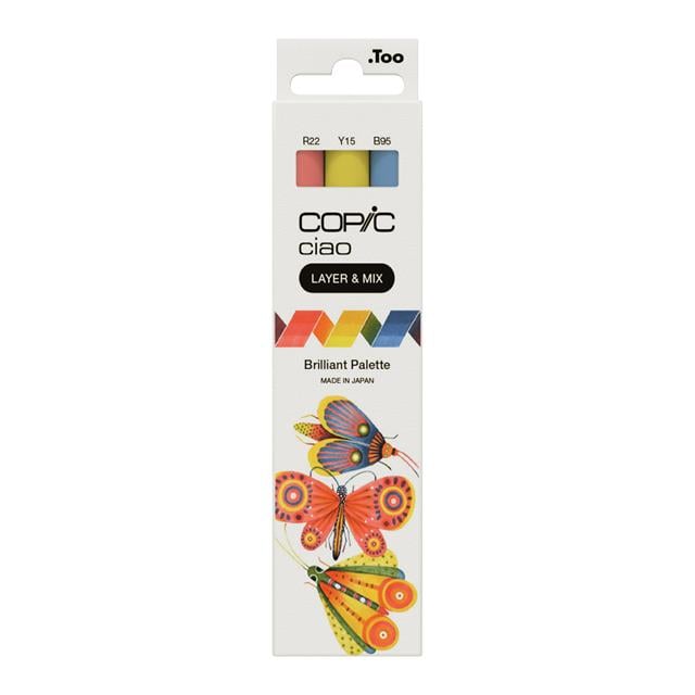 Copic-Copic Ciao 3'lü Layer & Mix Set Brilliant Palette-Kalem Seti-1-roqelvaxirum.shop