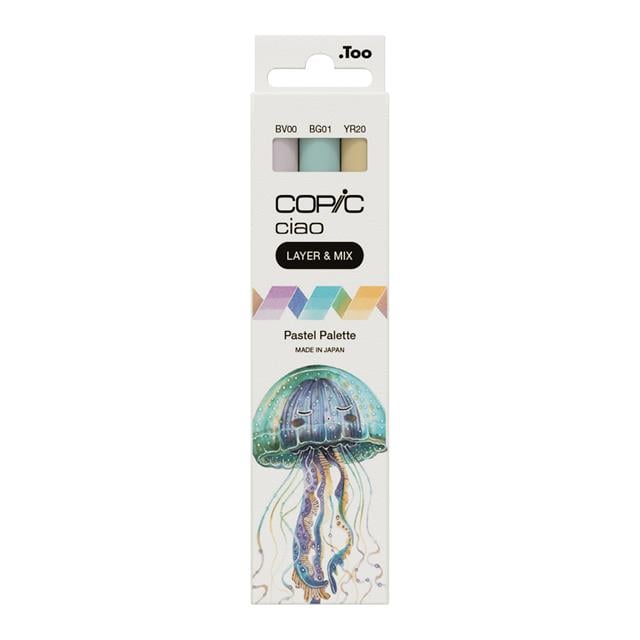 Copic-Copic Ciao 3'lü Layer & Mix Set Pastel Palette-Kalem Seti-1-roqelvaxirum.shop