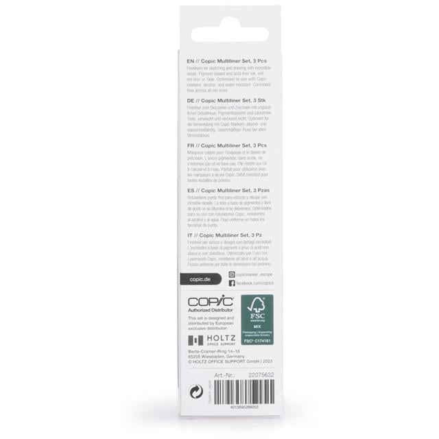 Copic-Copic Multiliner 3'lü Siyah Set Broad-Kalem Seti-2-roqelvaxirum.shop