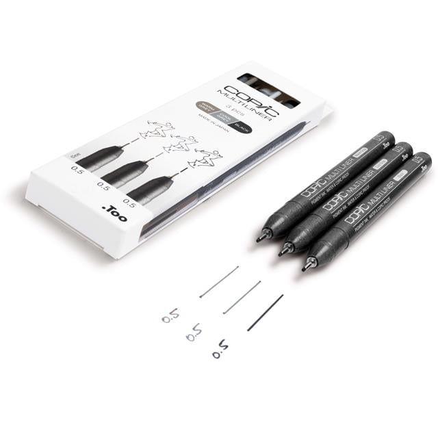 Copic-Copic Multiliner Classic Color 3'lü Set-Kalem Seti-3-roqelvaxirum.shop