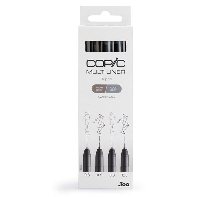 Copic-Copic Multiliner Classic Color 4'lü Set-Kalem Seti-1-roqelvaxirum.shop