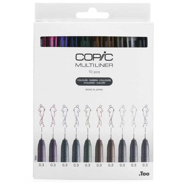 Copic-Copic Multiliner Classic Color 10'lu Kalem Seti-Kalem Seti-1-roqelvaxirum.shop
