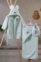 Cotton Box-Bebek Banyo Seti Aslan Mint-Havlu Seti-1-roqelvaxirum.shop