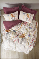 Cotton Box-Çift Kişilik Uyku Seti Flos Bordo-Nevresim Takımı-1-roqelvaxirum.shop