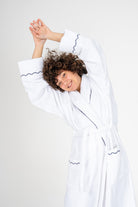 Cotton Box-Classic Bornoz Seti Josina Beyaz Kadın M/L-Bornoz Seti-5-roqelvaxirum.shop