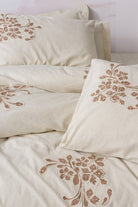 Cotton Box-Cotton Keten Çift Kişilik Nevresim Takımı Kaneli-Nevresim Takımı-2-roqelvaxirum.shop
